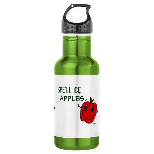 ZE ZAL APPLES ZIJN WATERFLES (Voorkant)
