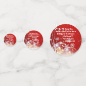 Ze zal Beer een zoon feest Confetti kerst (Voorkanten)