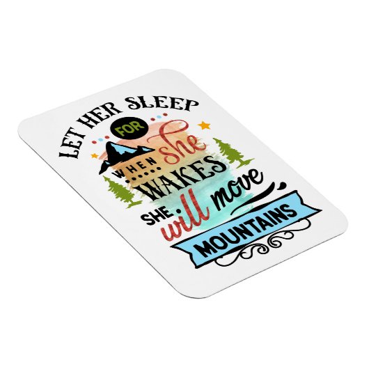 Ze zal bergen verplaatsen magneet (Rechterzijde)