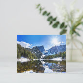 Ze zal de Inspirerend foto van Mountains verplaats Briefkaart (Staand voorkant)