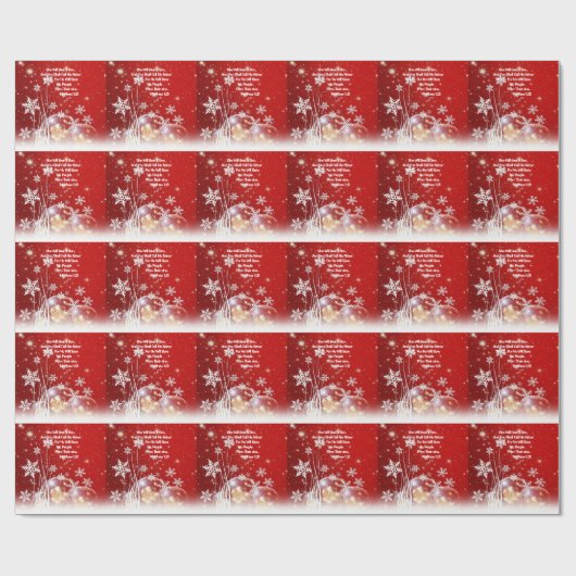 Ze zal een zoon Beren, Jezus Holiday Wrapping Pape Cadeaupapier (Vlak)