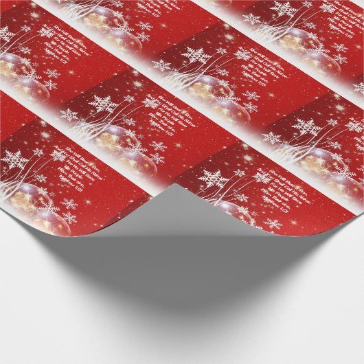 Ze zal een zoon Beren, Jezus Holiday Wrapping Pape Cadeaupapier (Hoek)