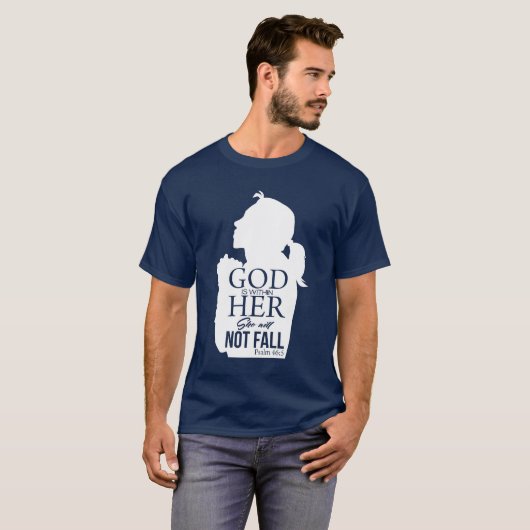 Ze zal geen Christelijke bevestiging missen T-shirt (Voorkant volledig)