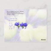 Ze zal goed worden gemaakt briefkaart (Achterkant)