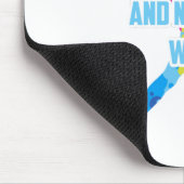 Ze zal rennen en niet weiftig worden - ISAIAH 40:3 Muismat (Hoek)