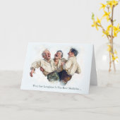 Ze zeggen dat lachen de beste remedie is... kaart (Gele Bloem)