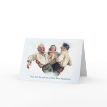 Ze zeggen dat lachen de beste remedie is...