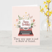 Ze zeggen dat leeftijd slechts een staat van je ge kaart (Gele Bloem)