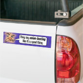 Ze zeggen 'Unie-Busting' alsof het een goed ding i Bumpersticker (Op Truck)
