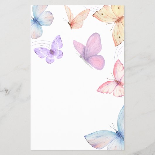 Ze zei dat hij Vrijgezellenfeest Game Butterfly ze Flyer (Achterkant)