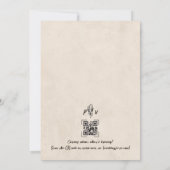 Ze zei dat ik tot de dood en verder dan de bruilof kaart (Achterkant)