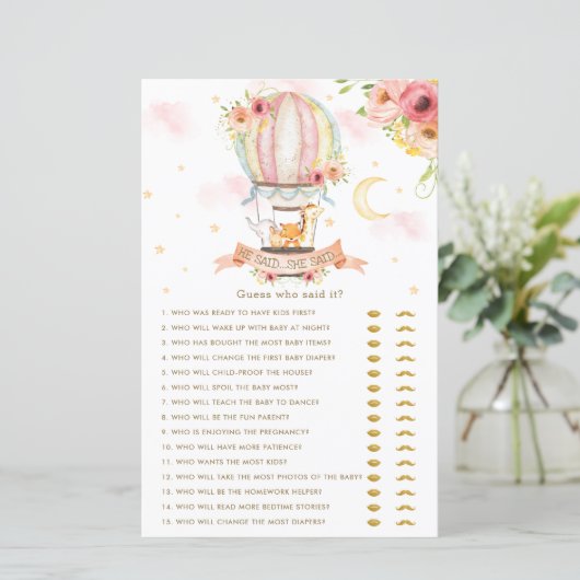 Ze zei dat ze Baby Game zei. (Staand voorkant)