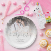 Ze zei dat ze het Verloving van de partijfoto's zo Papieren Bordje (Feest)