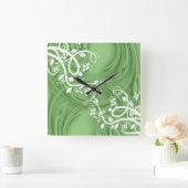 Ze zei dat ze 't groen had. vierkante klok (Huis)