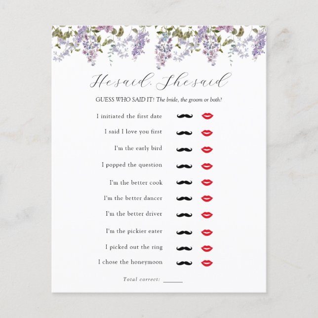 Ze zei dat ze Vrijgezellenfeest Game zei. (Voorkant)