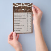 Ze zei dat ze Western Vrijgezellenfeest spelkaart  Flyer (Hand)