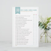 Ze zei: "Game (volledig )" (Staand voorkant)