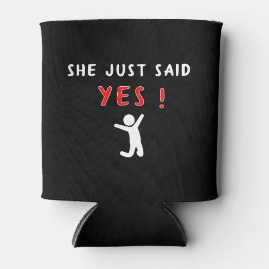 Ze zei gewoon ja blikjeskoeler (Voorkant)