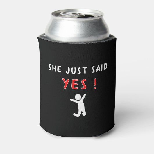 Ze zei gewoon ja blikjeskoeler (Blikje Achterkant)