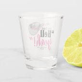 Ze zei 'Hell Yeah' Cowgirl Hoed ID927 Shot Glas (Achterkant)