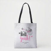 Ze zei 'Hell Yes' Cowgirl Pet ID927 Tote Bag (Voorkant)