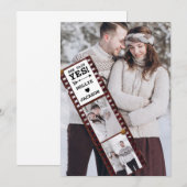 Ze zei ja 3 Aankondiging van het Foto Verloving (Voorkant / Achterkant)