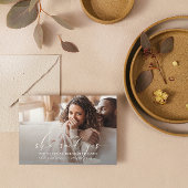 Ze zei ja 3 foto QR Code Verloving Kaart