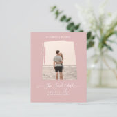 Ze zei ja! Aankondiging VERLOVING FOTO (Staand voorkant)