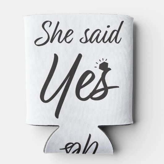 Ze zei ja blikjeskoeler (Achterkant)