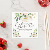 Ze Zei Ja Bloem Bruiloft Feest Servetten (Insitu)