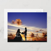 Ze zei ja briefkaart (Voorkant / Achterkant)