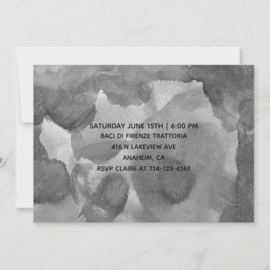 ZE ZEI JA | Calligrafie-repetitie - uitnodiging (Achterkant)