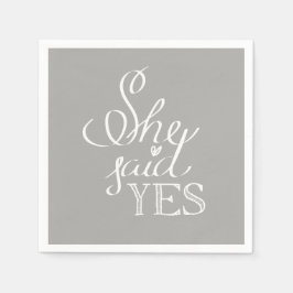 Ze zei JA Cocktail servetten