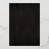 Ze zei ja Confetti Celebratory Gold Folie Uitnodiging (Achterkant)