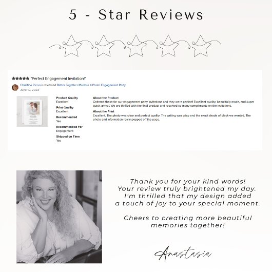 Ze zei ja dat de Calligrafie Engagement Party uitn Kaart