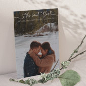 Ze zei ja dat de schrijfmachine de moderne minimal save the date