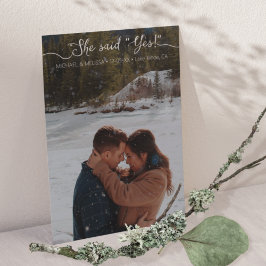 Ze zei ja dat de schrijfmachine de moderne minimal save the date