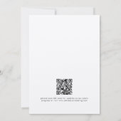 Ze zei ja de QR-code van het fotoscript Save The Date (Achterkant)