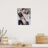 Ze zei ja Foto Verloving aankondiging Poster (Keuken)