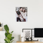 Ze zei ja Foto Verloving aankondiging Poster (Thuiskantoor)