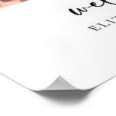 Ze zei ja foto Vrijgezellenfeest welkom teken Poster (Hoek)