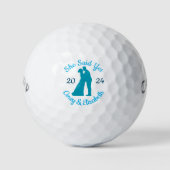 Ze zei ja gepersonaliseerde namen golfballen (Voorkant)