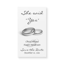 Ze zei: "Ja" goedkoop sparen de Datum Magnet