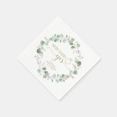 Ze zei ja groen eucalyptus Vrijgezellenfeest dutje Servet (Hoek)