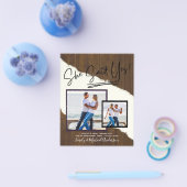 Ze zei ja! handgeschreven fotowedstrijd flyer (Enkel)