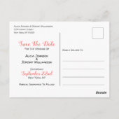 Ze zei ja informeel, behalve de datum briefkaart (Achterkant)