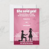 Ze zei ja! kaart (Voorkant)