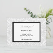 ze zei ja! kaart (Staand voorkant)