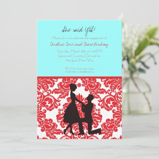 Ze zei JA! Kaart (Staand voorkant)