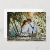 Ze zei ja, Kerstmis Feestdagenkaart (Voorkant / Achterkant)